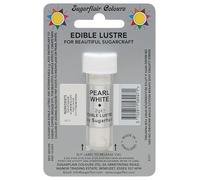 Sugarflair New Edible Lustre Powder - Pearl White