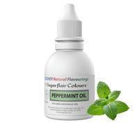 Sugarflair Peppermint Oil Flavouring - Natural Food Flavouring for Baking, Cakes, Ice Creams, Chocolates, Icings and More! Pack Your Bakes With A Delicious Natural Food Flavour Extract - 30ml