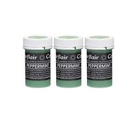 Sugarflair Peppermint Pastel Food Colouring Paste, Highly Concentrated for Use with Sugar Pastes, Buttercream, Royal Icing or Cake Mix, Subtle Colour Dye - 25g (Pack of 3)