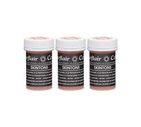 Sugarflair Pink Honey Pastel Food Colouring Paste, Highly Concentrated for Use with Sugar Pastes, Buttercream, Royal Icing or Cake Mix, Subtle Colour Dye - 25g (Pack of 3)
