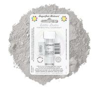 Sugarflair Platinum Edible Lustre Dust, Add a Lustrous Shine to Cakes or Decorations. Brush On or Add Rejuvenator to Create Eye-Catching Edible Paint, Gives Shine to Your Bakes - 2g