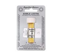 Sugarflair Radiant Gold Edible Lustre Dust Powder - Cake Decorating Shimmer