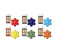 Sugarflair Rainbow Set of 6 Food Colour Gel Pastes. Perfect for Cake Decorating, Baking & Much More