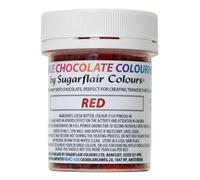Sugarflair Red Cocoa Butter - For Chocolate Coloring & Painting Directly Onto Chocolate, Transfer Sheets or Moulds - 35g