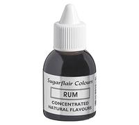 Sugarflair Rum Natural Flavouring - Concentrated Natural Food Flavouring for use in Cakes, Cupcakes, Frostings, Drinks, Ice Creams - 30ml