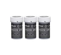 Sugarflair Shadow Grey Pastel Food Colouring Paste, Highly Concentrated for Use with Sugar Pastes, Buttercream, Royal Icing or Cake Mix, Subtle Colour Dye - 25g (Pack of 3)