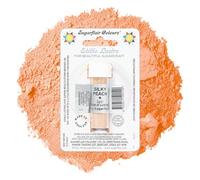Sugarflair Silky Peach Edible Lustre Dust, Add a Lustrous Shine to Cakes or Decorations. Brush On or Add Rejuvenator to Create Eye-Catching Edible Paint, Gives Shine to Your Bakes - 2g