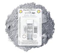 Sugarflair Silver Sparkle Edible Lustre Dust, Add a Lustrous Shine to Cakes or Decorations. Brush On or Add Rejuvenator to Create Eye-Catching Edible Paint, Gives Shine to Your Bakes - 2g
