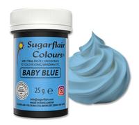 Sugarflair Spectral Baby Blue Food Colouring Paste 25g - Concentrated Paste Food Dye for Cake Decorating, Fondant, Buttercream, Cake Batter and More - Vegan, Kosher, Bake-Stable
