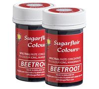 Sugarflair Spectral Beetroot Food Colouring Paste, Highly Concentrated Food Colouring for Buttercream, Sugar Paste, Royal Icing, Cake Decorations and More! Vibrant Colour Food Dye - 25g