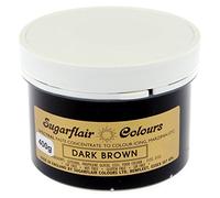 Sugarflair Spectral Concentrated Paste Food Colouring - Dark BROWN-400g Bulk Pack