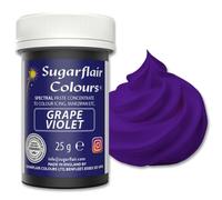 Sugarflair Spectral Grape Violet Food Colouring Paste 25g - Concentrated Paste Food Dye for Cake Decorating, Fondant, Buttercream, Cake Batter and More - Vegan, Kosher, Bake-Stable