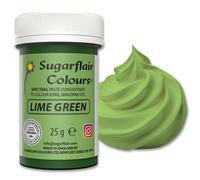 Sugarflair Spectral Lime Green Food Colouring Paste 25g - Concentrated Paste Food Dye for Cake Decorating, Fondant, Buttercream, Cake Batter and More - Vegan, Kosher, Bake-Stable