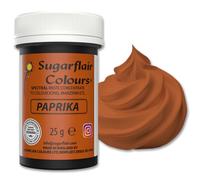 Sugarflair Spectral Paprika/Flesh Food Colouring Paste 25g - Concentrated Paste Food Dye for Cake Decorating, Fondant, Buttercream, Cake Batter and More - Vegan, Kosher, Bake-Stable