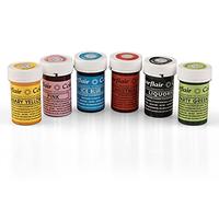 Sugarflair Spectral Primary Colours Paste Food Colouring Set 6x 25 Gram