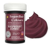 Sugarflair Spectral Raspberry Sorbate Red Food Colouring Paste 25g - Concentrated Paste Food Dye for Cake Decorating, Fondant, Buttercream, Cake Batter and More - Vegan, Kosher, Bake-Stable