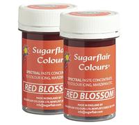 Sugarflair Spectral Red Blossom Food Colouring Paste, Highly Concentrated Food Colouring for Buttercream, Sugar Paste, Royal Icing, Cake Mixes and More! Vibrant Colour Food Dye - 25g