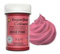 Sugarflair Spectral Rose Pink Food Colouring Paste 25g - Concentrated Paste Food Dye for Cake Decorating, Fondant, Buttercream, Cake Batter and More - Vegan, Kosher, Bake-Stable
