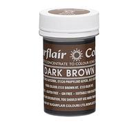 Sugarflair - Sugarflair Food Colouring Gel Paste Icing Colour - Dark Brown