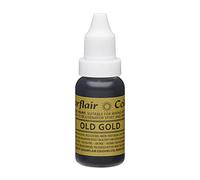 Sugarflair Sugartint Droplet Paint (Liquid) Colour - Old Gold 14ml