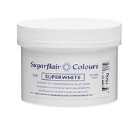 Sugarflair Superwhite Icing Whitener Food Colouring Powder For Whitening Buttercream, Sugar Paste, Royal Icing, Modelling Pastes, Chocolate and more - 150g