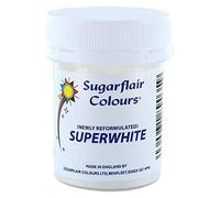 Sugarflair Superwhite Powder, E171 Free, Icing Whitener For Royal Icing For Bright And Stunning Cake Covering Or Use As Super Extra White Edible Food Paint, Food Colouring Powder - 20g