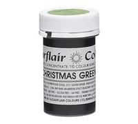 Sugarflair Tartranil Christmas Green Food Colouring Paste, Highly Concentrated Food Colouring for Buttercream, Sugar Paste, Royal Icing, Cake Mixes and More! Vibrant Colour Food Dye - 25g