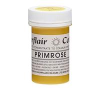 Sugarflair Tartranil Primrose Food Colouring Paste, Highly Concentrated Food Colouring for Buttercream, Sugar Paste, Royal Icing, Cake Mixes and More! Vibrant Colour Food Dye - 25g
