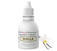 Sugarflair Vanilla Flavouring - Natural Food Flavouring for Baking, Cakes, Ice Creams, Chocolates, Icings and More! Pack Your Bakes With A Delicious Natural Food Flavour Extract - 30ml