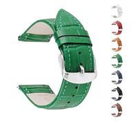 SUGARJAR 18/20mm Smooth Leather Strap Compatible with Withings ScanWatch 2 (38mm/42mm), Retro Handmade Cowhide Band for ScanWatch Light/Nova Brilliant/ScanWatch Nova, Unisex