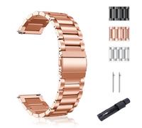 SUGARJAR 18/20mm Stainless Steel Strap Compatible with Withings ScanWatch 2 (38mm/42mm), Metal Band with Quick-Release for Withings ScanWatch Light/Nova Brilliant/ScanWatch Nova, Men Women