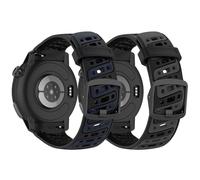 SUGARJAR 2 Pack Straps with Coros Pace Pro, Silicone Breathable Replacement Bands for Coros Pace 3/Apex 4 42mm/Apex 2 Pro/Apex Pro/Pace 4 Sports Armband for Women Men
