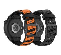 SUGARJAR 2 Pack Straps with Coros Pace Pro, Silicone Breathable Replacement Bands for Coros Pace 3/Apex 4 42mm/Apex 2 Pro/Apex Pro/Pace 4 Sports Armband for Women Men