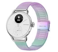 SUGARJAR 20MM Metal Strap Compatible with Withings ScanWatch 2 42mm/ScanWatch Horizon/ScanWatch 42mm/Steel HR 40mm/Steel HR Sport