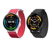 SUGARJAR 22MM Sport Nylon Straps for Venu 3/Venu 2 45mm,Vivoactive 4 (45mm),Forerunner 255/265 for Men Women