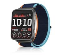 SUGARJAR 24mm Braided Strap Compatible with Garmin Venu X1 Band, Adjustable Nylon Sport Loop for Ticwatch Atlas Replacement Bands Unisex
