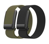 SUGARJAR 2Pcs Nylon Straps Compatible with WHOOP 4.0, Sport Replacement Band for Women and Men