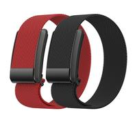 SUGARJAR 2Pcs Nylon Straps Compatible with WHOOP 4.0, Sport Replacement Band for Women and Men