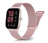 SUGARJAR Bands Compatible with Amazfit GTS 4 Mini/GTS 4/GTS 3/GTS 2e/GTS 2 Mini/GTS 2/GTS,20mm Metal Magnetic Strap for Amazfit Bip 3 Pro/Bip 3/Bip S/GTR 42 mm,Samsung Galaxy Watch 5/4,Huawei GT3 42mm