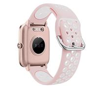 SUGARJAR Bands Compatible with ID205L, 19mm Soft Silicone Replacement Strap for ID205S ID205G ID215G ID216 SW020 SW023 WF021 YM205L WF025 Uwatch3 Ufit GT Popglory,Blackview,Letsfit LETSCOM Smartwatch