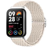 SUGARJAR Braided Strap For Xiaomi Smart Band 9 Pro/Mi Band 8 Pro/Redmi Watch 4, Elastic Sports Replacement Straps for Women and Men