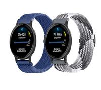 SUGARJAR Braided Straps Compatible with Garmin Vivoactive 5/Vivoactive 3/Luxe 42mm/HR,20mm Nylon Band for Garmin Venu/Venu 2Plus,Venu SQ/SQ2/SQ2 Music,Forerunner 55/245/245 Music/645