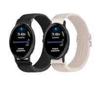 SUGARJAR Braided Straps Compatible with Garmin Vivoactive 5/Vivoactive 3/Luxe 42mm/HR,20mm Nylon Band for Garmin Venu/Venu 2Plus,Venu SQ/SQ2/SQ2 Music,Forerunner 55/245/245 Music/645