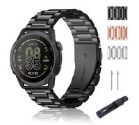 SUGARJAR Metal Strap Compatible with Coros Apex 4 46mm/Nomad, 24mm Stainless Steel Replacement Band with Quick Release for Garmin Venu X1/Ticwatch Atlas/Ticwatch pro 5/pro5 Enduro/iTOUCH AIR3