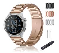 SUGARJAR Metal Strap Compatible with Coros Apex 4 46mm/Nomad, 24mm Stainless Steel Replacement Band with Quick Release for Garmin Venu X1/Ticwatch Atlas/Ticwatch pro 5/pro5 Enduro/iTOUCH AIR3