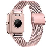 SUGARJAR Metal Strap For GRV FC1,19mm Stainless Steel Band for Veryfitpro,LETSCOM,Yamay fitness,Letsfit,LIFEBEE,GRV,Willful,Popglory,Blackview,TEMINICE,ID205S ID205G ID215G ID216 SW020 SW023 WF021