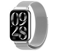 SUGARJAR Metal Strap for Xiaomi Smart Band 9 Pro/Mi Band 8 Pro/Redmi Watch 4, Magnetic Mesh Stainless Steel Watch Band, 5.5"-8.5" (140MM-215MM), Unisex