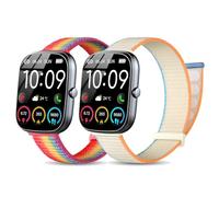 SUGARJAR Nylon Strap Compatible with uaue T60/T50S,22mm Straps for Nerunsa P66D,Donerton T50S,T50H,Popglory P66,Jugeman P99/Y66,RUIMEN H1/D1,TOOBUR IDW13/IDW16/IDW19/BW01,TUYOMA LW36