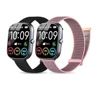 SUGARJAR Nylon Strap Compatible with uaue T60/T50S,22mm Straps for Nerunsa P66D,Donerton T50S,T50H,Popglory P66,Jugeman P99/Y66,RUIMEN H1/D1,TOOBUR IDW13/IDW16/IDW19/BW01,TUYOMA LW36