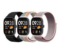 SUGARJAR Nylon Straps Compatible with Xiaomi Smart Band 9 Pro/Mi Band 8 Pro/Redmi Watch 4, Sport Replacement Strap for for Women Men